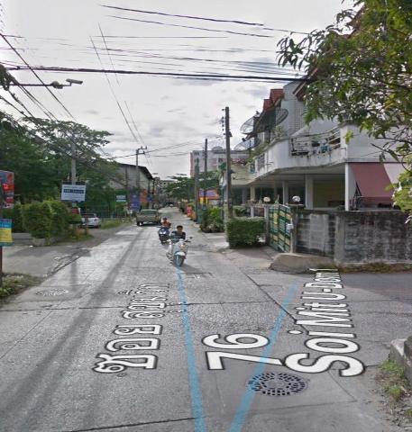 ให้เช่าทาวน์เฮ้าส์  สุขุมวิท ซ.76 (ห้องหัวมุม) 31 ตรว.